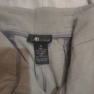 AB Studio Womens Light Gray Shorts Size 10